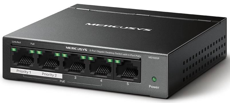 Коммутатор локальной сети (Switch) Mercusys MS105GP - Фото 1