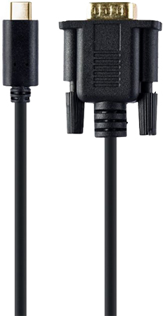 Переходник Cablexpert Type C-VGA 2m (A-CM-VGAM-01) - Фото 1