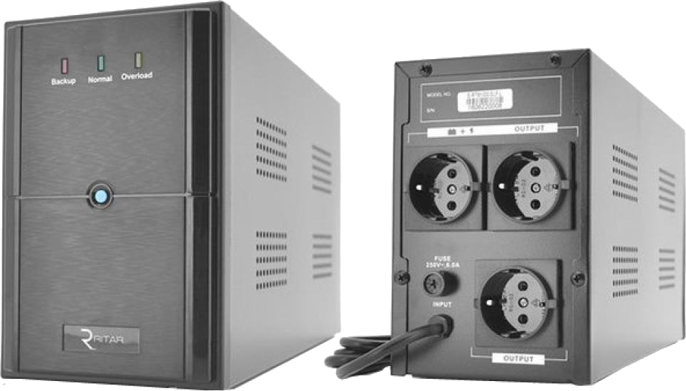 Источник бесперебойного питания Ritar E-RTM1200 (720W) ELF-L (E-RTM1200L) - Фото 1