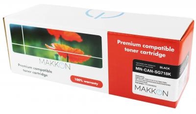 Картридж для лазерных принтеров/МФУ Makkon Canon 718 (SG118K) 3.4k Black (MN-CAN-SG718K) - Фото 1