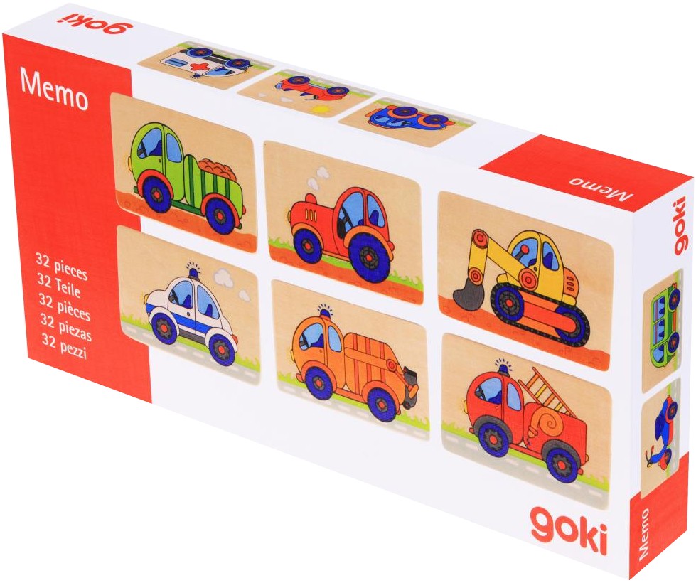Настольная игра развивающая (3-4 года) goki Транспорт (56689) - Фото 1