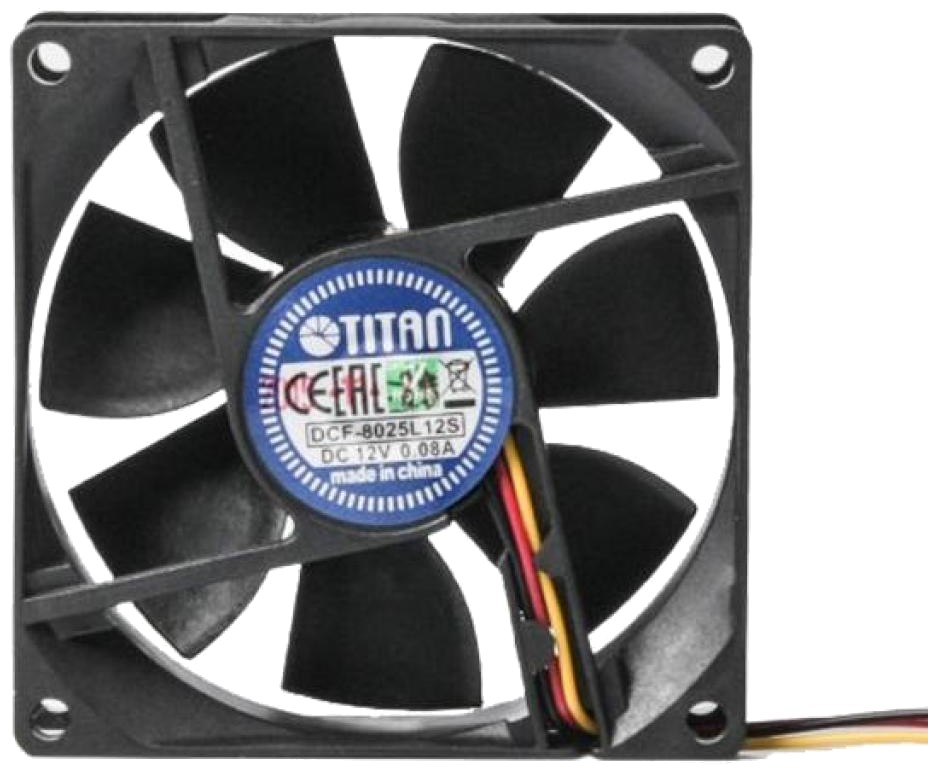 Корпусный вентилятор Titan DCF-8025L12S - Фото 1