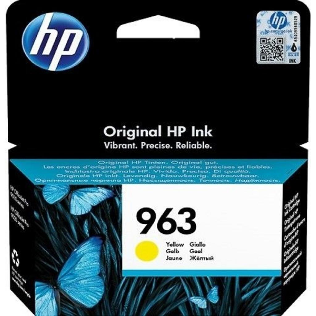 Картридж для струйных МФУ и принтеров HP 963 OJPro 9010/9013/9020/9023 Yellow (3JA25AE) - Фото 1
