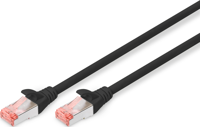 Кабель патч-корд Digitus CAT 6 S-FTP 0.25 м Black (DK-1644-0025/BL) - Фото 1