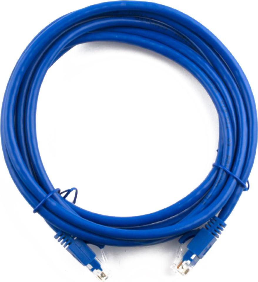Кабель патч-корд Ritar RJ-45, Cat.5e 3 m (PCR-CU/3Be / 04280) - Фото 1