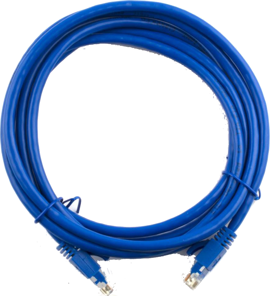 Кабель патч-корд Ritar RJ-45, Cat.5e, CU  30 m Blue (PCR-CU/30Be / 01138) - Фото 1