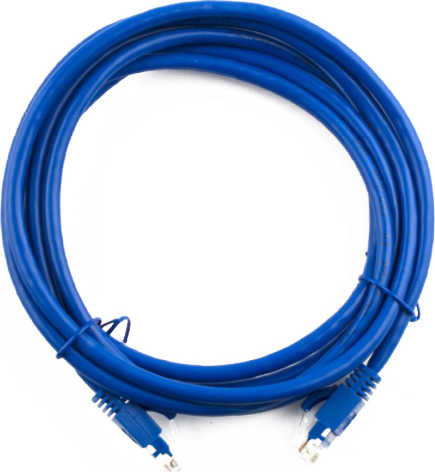 Кабель патч-корд Ritar RJ-45, Cat.5e, CU 7.5 m Blue (PCR-CU/7.5Be / 04289) - Фото 1