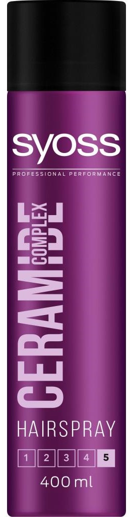 Лак для укладки волос SYOSS Ceramide Complex (фиксация 5) 400 мл (5410091733032) - Фото 1
