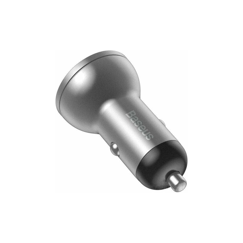 Автомобильное зарядное устройство Baseus Display Dua Car Charger 24W - Фото 1