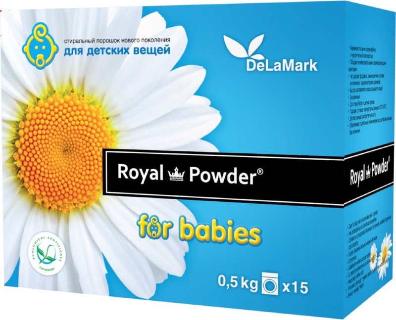 Стиральный порошок DeLaMark Baby 500 г (4820152330031) - Фото 1