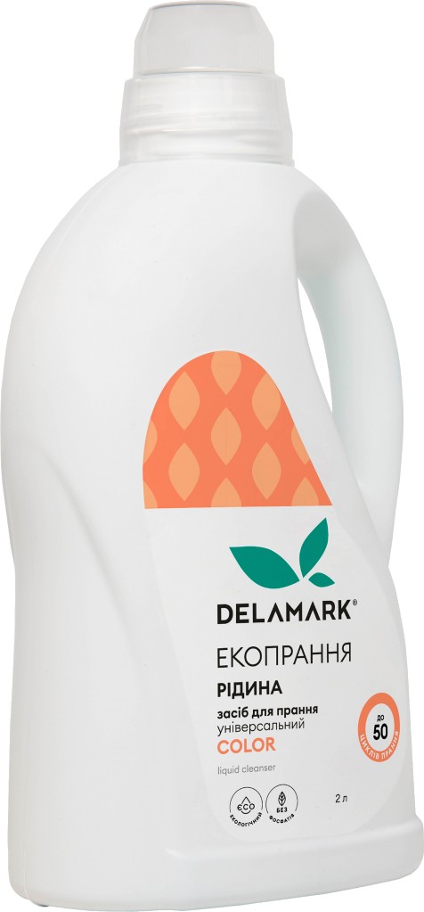 Гель для прання DeLaMark Color рідина 2 л (4820152330864) - Фото 1