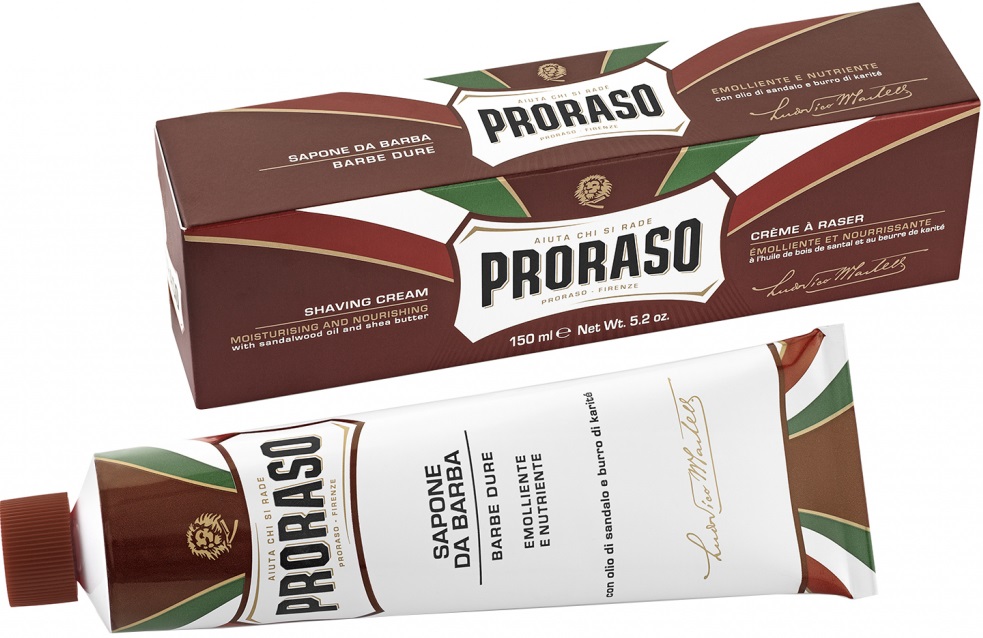 Крем для бритья Proraso с Маслом Ши и Сандаловым маслом 150 мл (8004395001095) - Фото 1