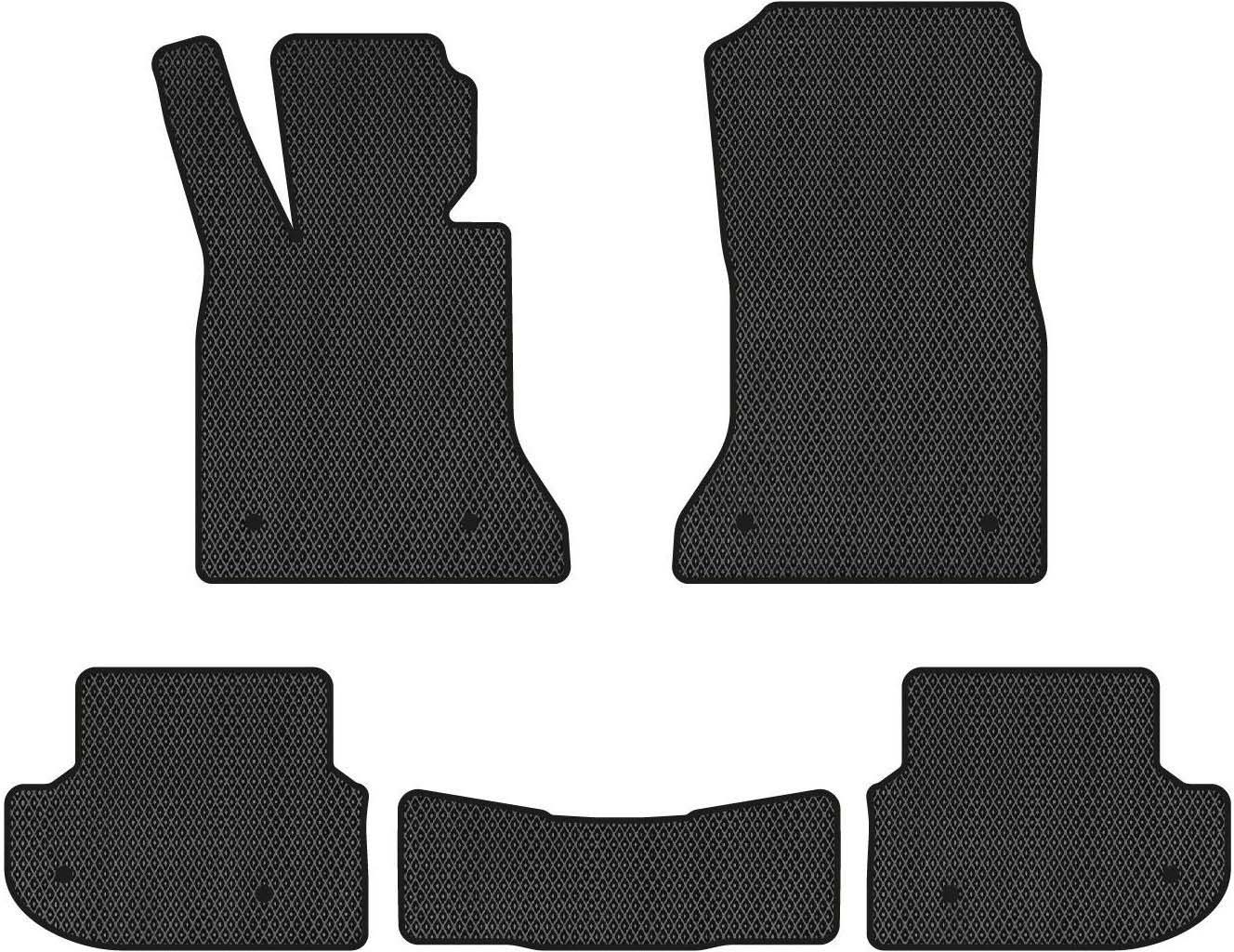 EVA коврики в салон авто EVAtech для 5 Series (F11) RWD Mechanical seats BMW 2010-2013 6 поколение Combi EU BM31056C5BW8RBB - Фото 1