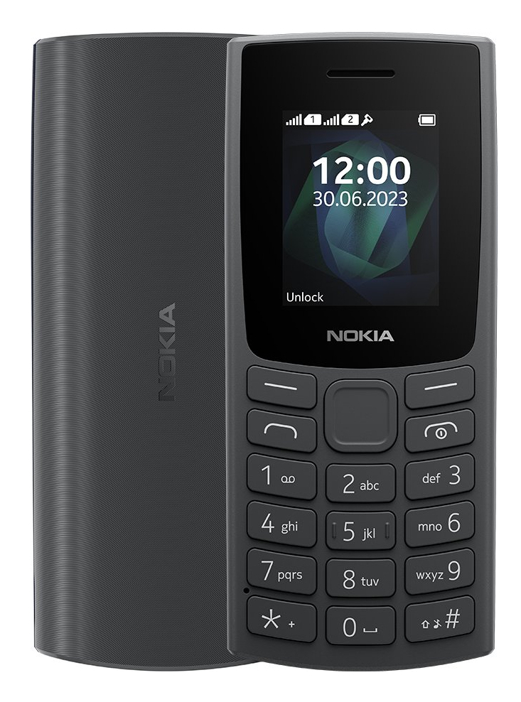 Мобильный телефон Nokia 106 DS 2023 Charcoal - Фото 1