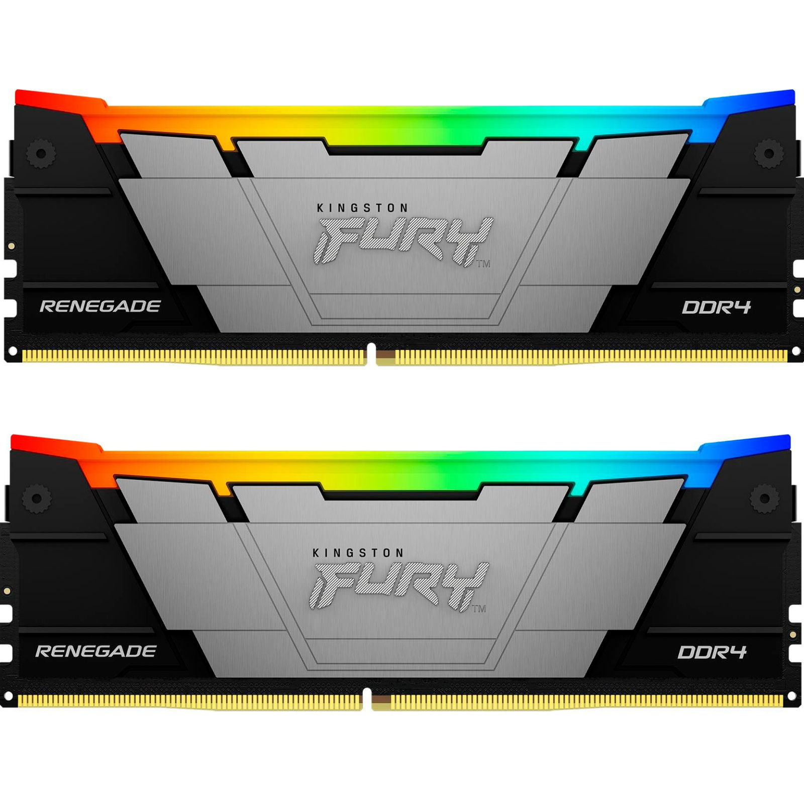 Память DDR Kingston DDR4 16GBx2/3600 FURY Renegade RGB (KF436C16RB12AK2/32) - Фото 1