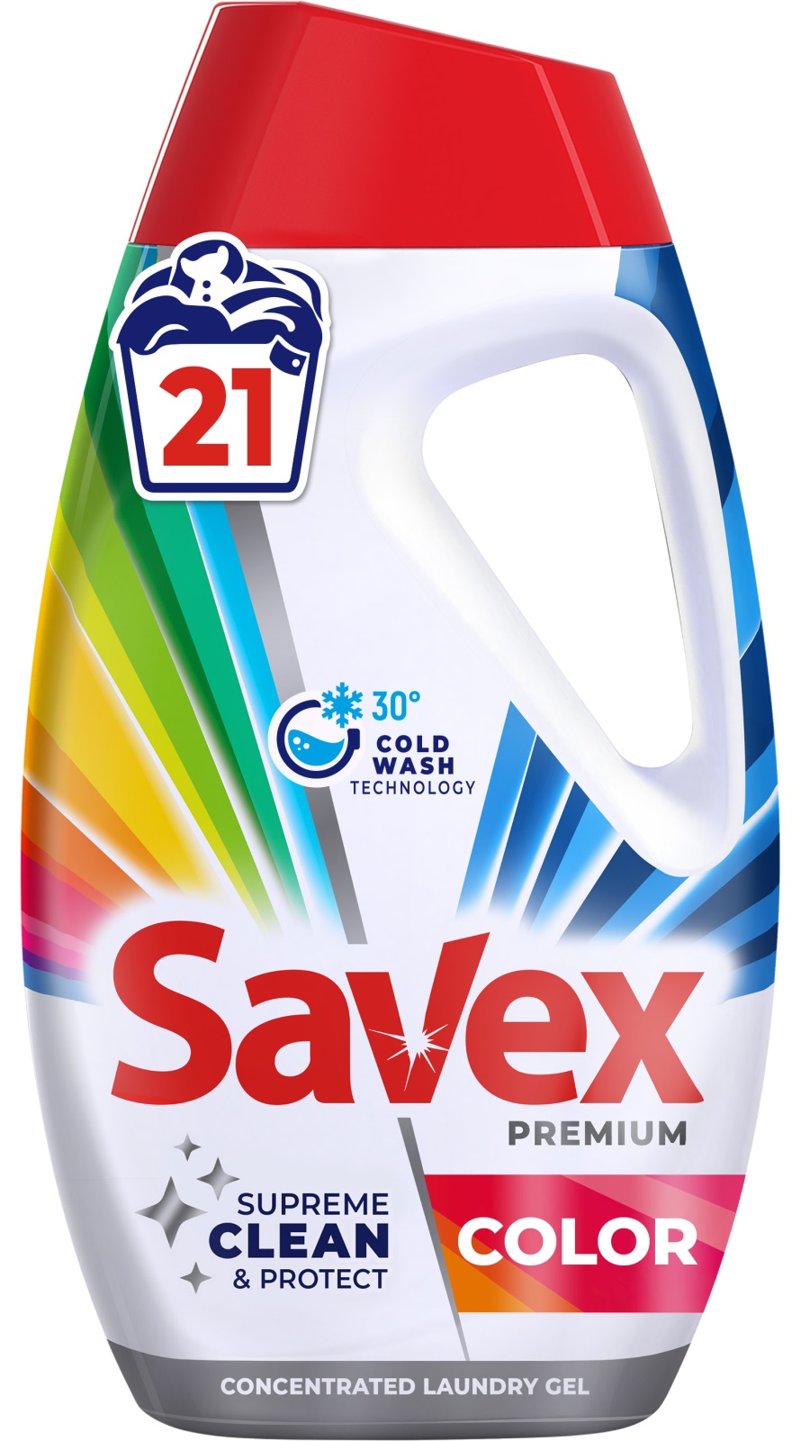 Гель для стирки SAVEX Premium Color 0.945 л (3800024047831) - Фото 1