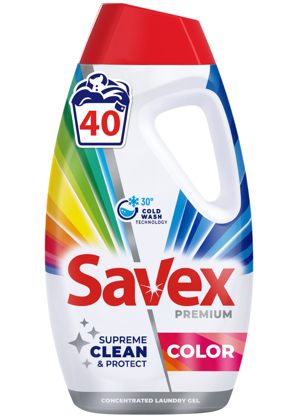 Гель для стирки SAVEX Premium Color 1.8 л (3800024048050) - Фото 1