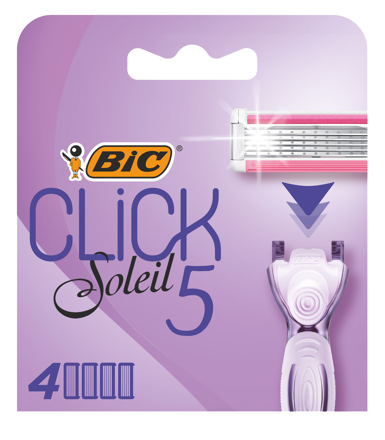 Купити Картридж для станка жіночого BIC Miss Soleil Click 5 4 шт. (3086123680180) - Фото 1 Картридж для станка жіночого BIC Miss Soleil Click 5 4 шт. (3086123680180) - Фото 1