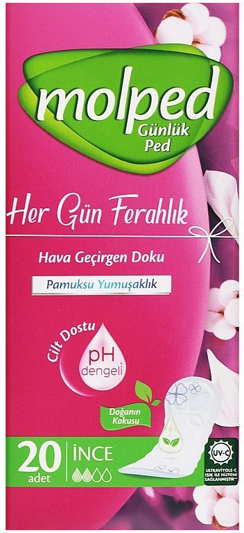 Прокладки ежедневные Molped Everyday Freshness DEO 20 шт. (8690536805822) - Фото 1