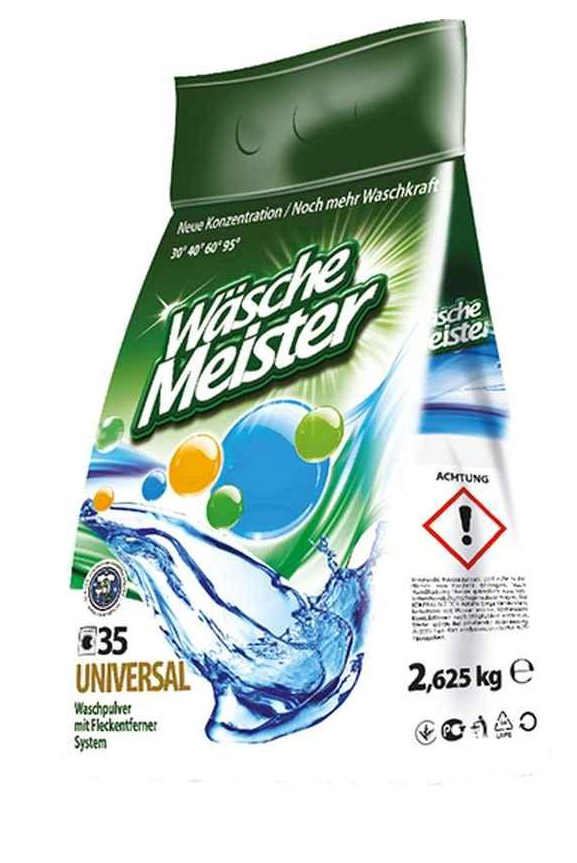 Стиральный порошок Wasche Meister UNIVERSAL 2,625 кг (4260418932096) - Фото 1