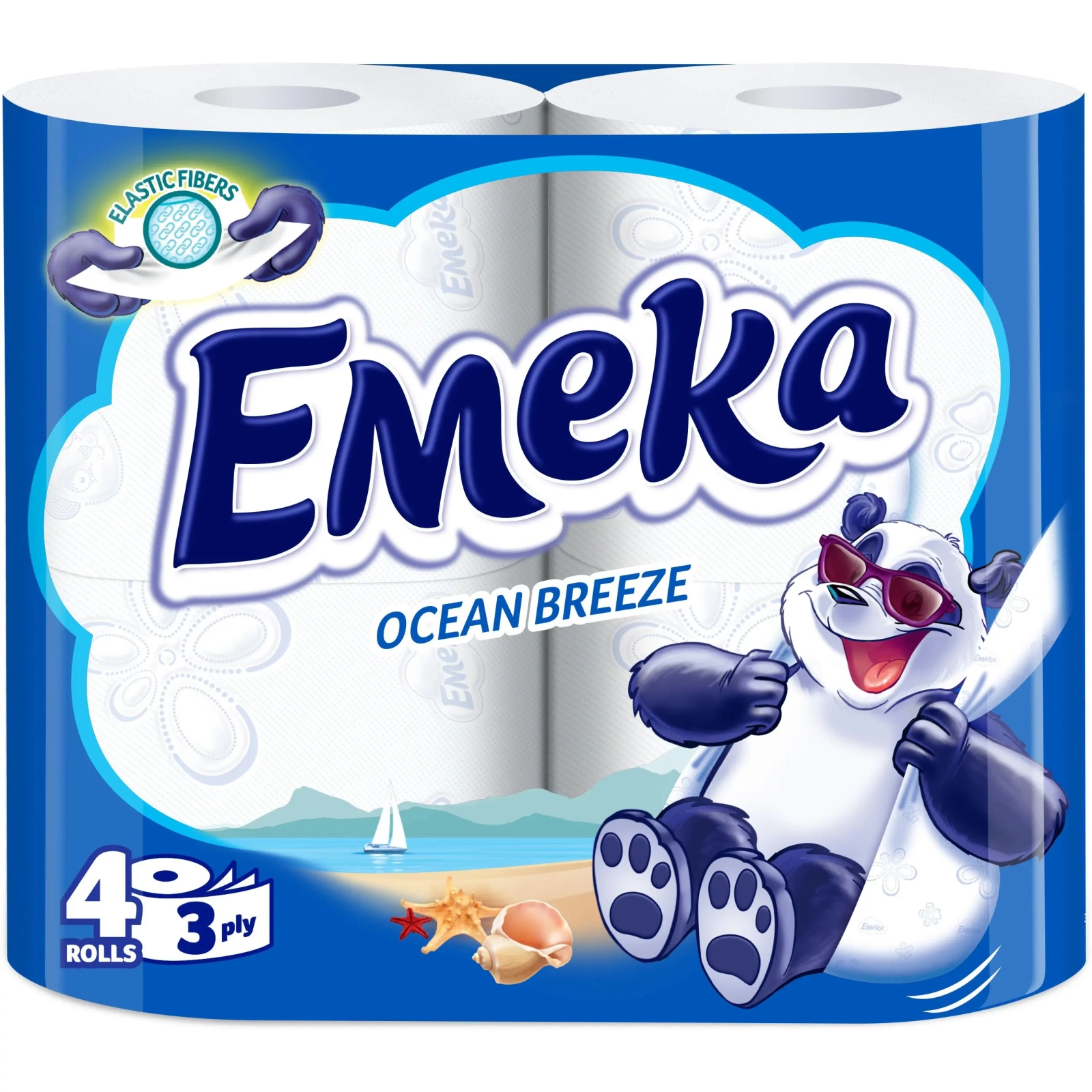 Туалетная бумага Emeka OCEAN BREEZE 4 шт. (3800024026515) - Фото 1
