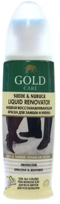 Краска для обуви Goldcare для замши и нубука 75 мл бесцветный (8697704012242) - Фото 1