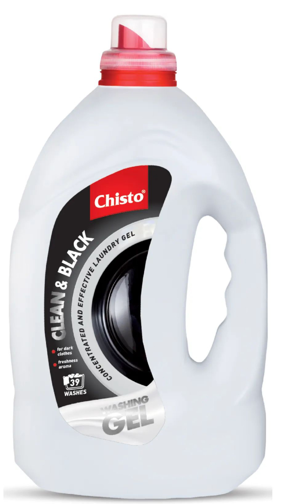 Гель для стирки Chisto 1,95 л Clean&Black (4820204702380) - Фото 1