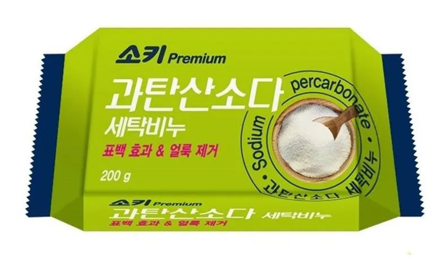 Мыло хозяйственное Mukungwha Percarbonate 200 г (8801173401319) - Фото 1