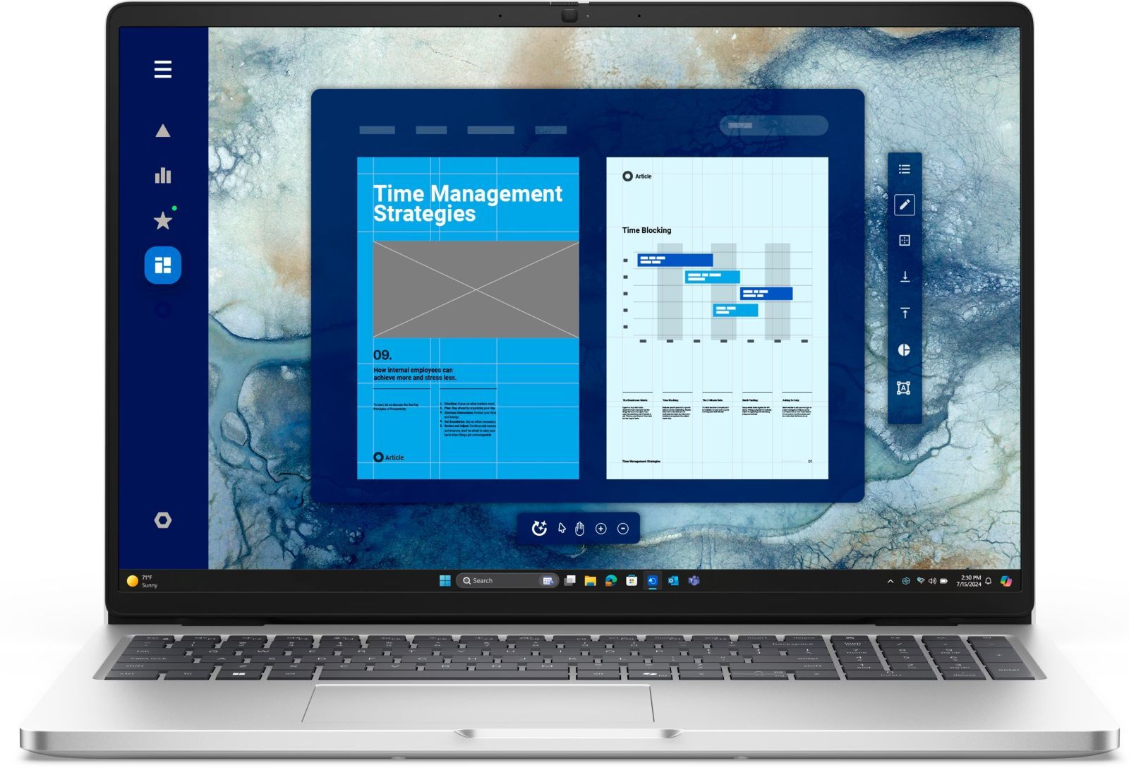 Ноутбук Dell Pro 16 (BTO106_PC16250_UA_UBU) Platinum Silver - Фото 1