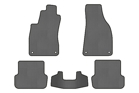 EVA килимки в салон авто EVAtech для A4 (B6) MT (4 clips) Audi 2000-2004 2 покоління Combi EU (AU12401CG5AV4RGB) - Фото 1