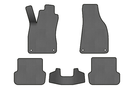 EVA килимки в салон авто EVAtech для A4 (B6) MT (4 clips) Audi 2000-2004 2 покоління Combi EU (AU12401CV5AV4RGB) - Фото 1