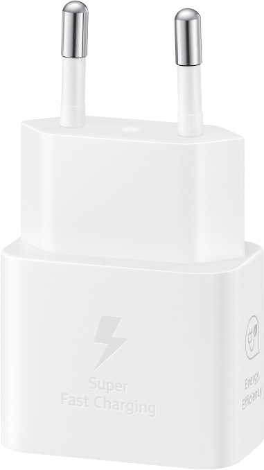Сетевое зарядное устройство Samsung 25W Power Adapter (w/o Cable) White (EP-T2510NWEGEU) - Фото 1