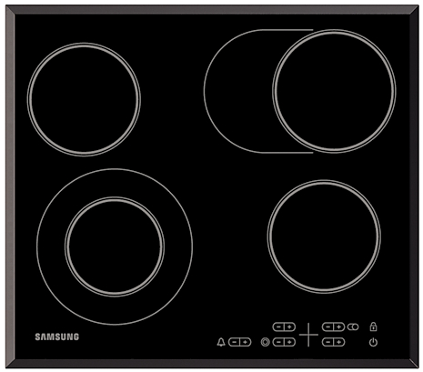 Купить Варочная панель электрическая Samsung NZ64T3516QK/WT - Фото 1 Варочная панель электрическая Samsung NZ64T3516QK/WT - Фото 1