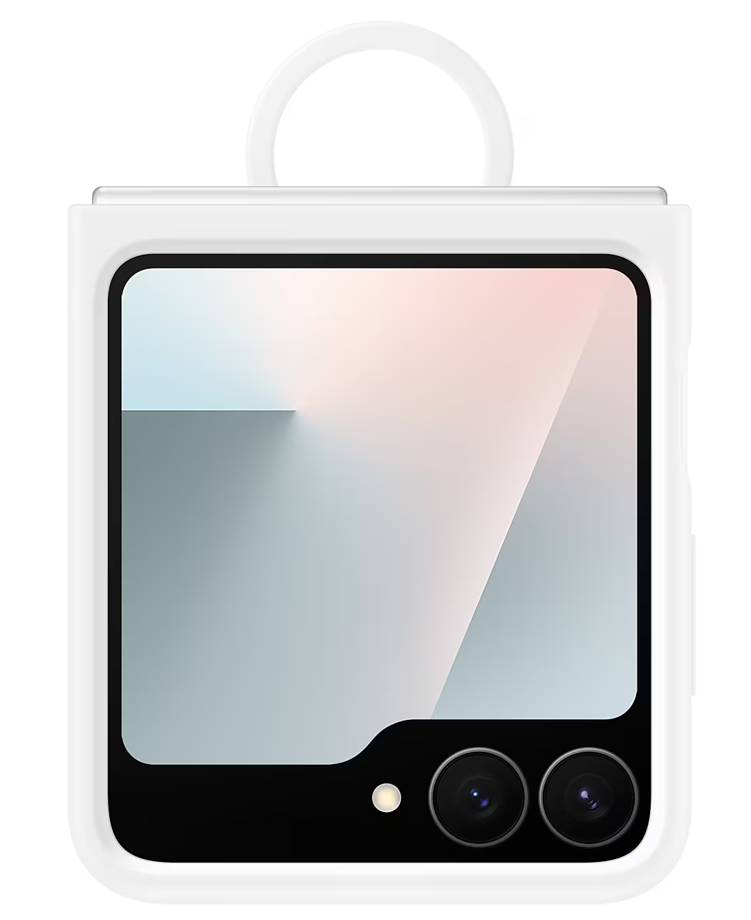 Чехол для смартфона Samsung Silicone Case Flip 7 FE White (EF-PF741TWEGUA) - Фото 1