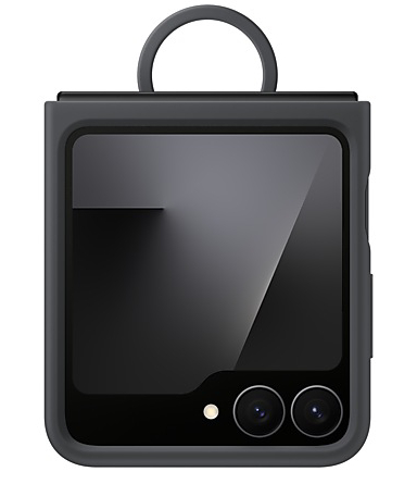 Чехол для смартфона Samsung Silicone Case Flip 7 FE Black (EF-PF741TBEGUA) - Фото 1
