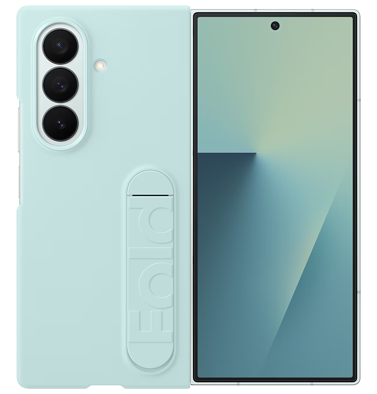 Чохол для смартфону Samsung Silicone Case Fold 7 Mint (EF-MF966CMEGUA) - Фото 1