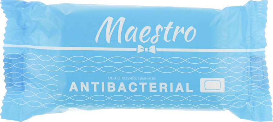 Мыло хозяйственное Maestro 72 % Antibacterial 125 г (4820195506042) - Фото 1