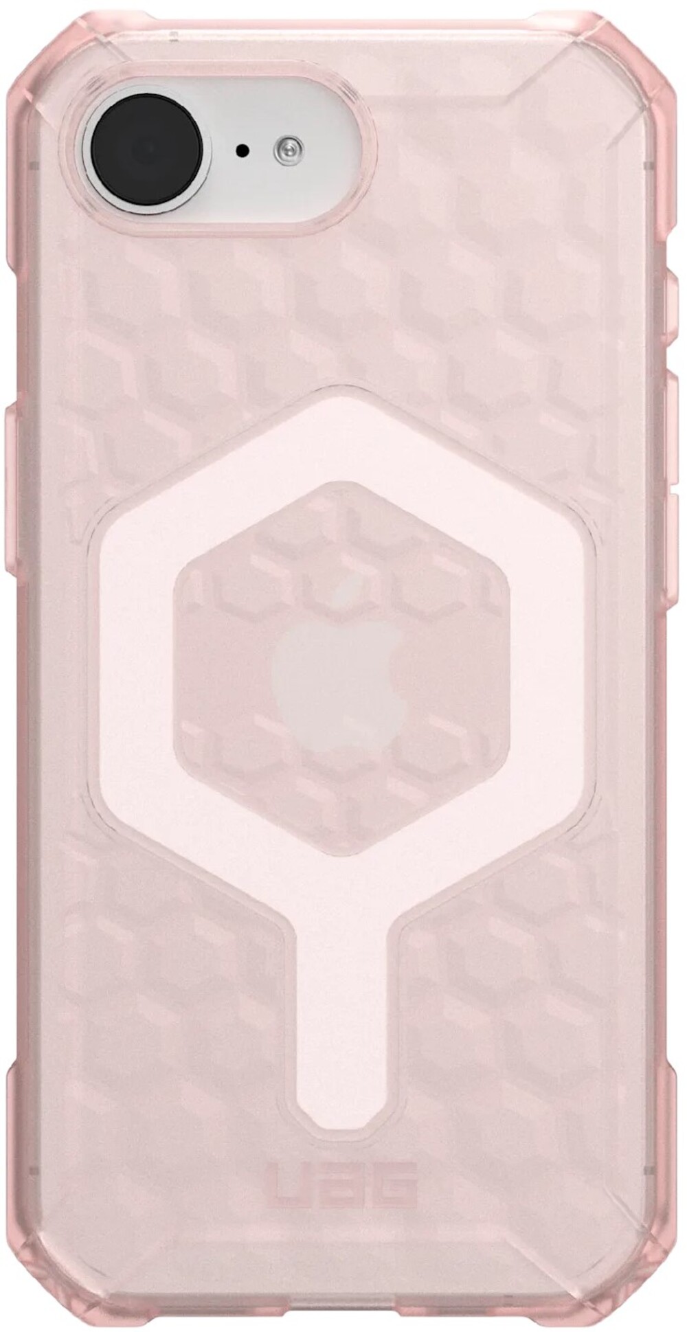 Чехол для смартфона UAG for iPhone 16E 4th Gen, 2025, Essential Armor MagSafe, Rose (114496114C4C) - Фото 1
