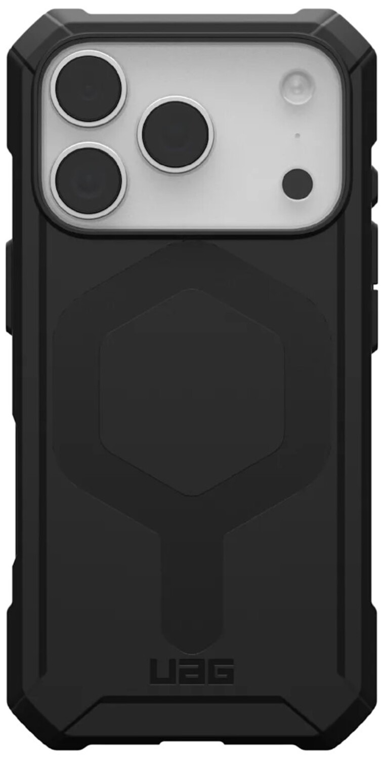 Чохол для смартфону UAG for iPhone 17 Pro, Essential Armor MagSafe, Black (114540114040) - Фото 1