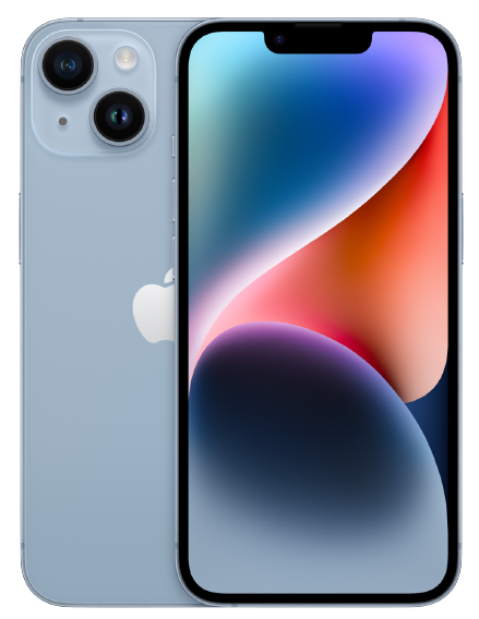 Смартфон Apple iPhone 14 128GB Blue (Відновлений, Добрий стан) e-SIM - Фото 1