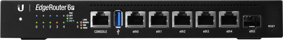 Маршрутизатор інтернет LAN Ubiquiti ER-6P - Фото 1