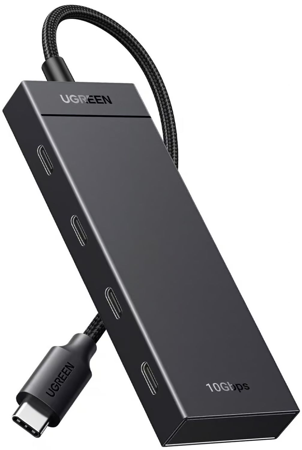 Хаб USB UGREEN CM806 USB-C to 4xUSB-C 3.2 Gen2 10Gbps Black (35584) - Фото 1