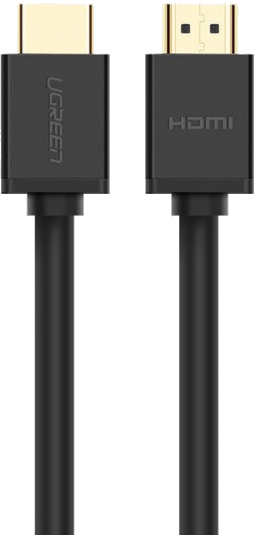 Кабель HDMI UGREEN HDMI M - M, 2.0 м, V2.0 Cafule 4K, HD104 Black (10107) - Фото 1