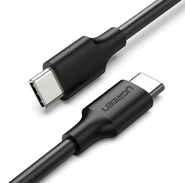 Кабель синхронизации данных UGREEN US286 Type-C - Type-C 3A Cable 2 m Black (10306) - Фото 1