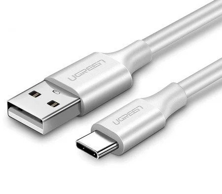 Кабель синхронизации данных UGREEN US287 USB - Type-C Cable 1m White (60121) - Фото 1