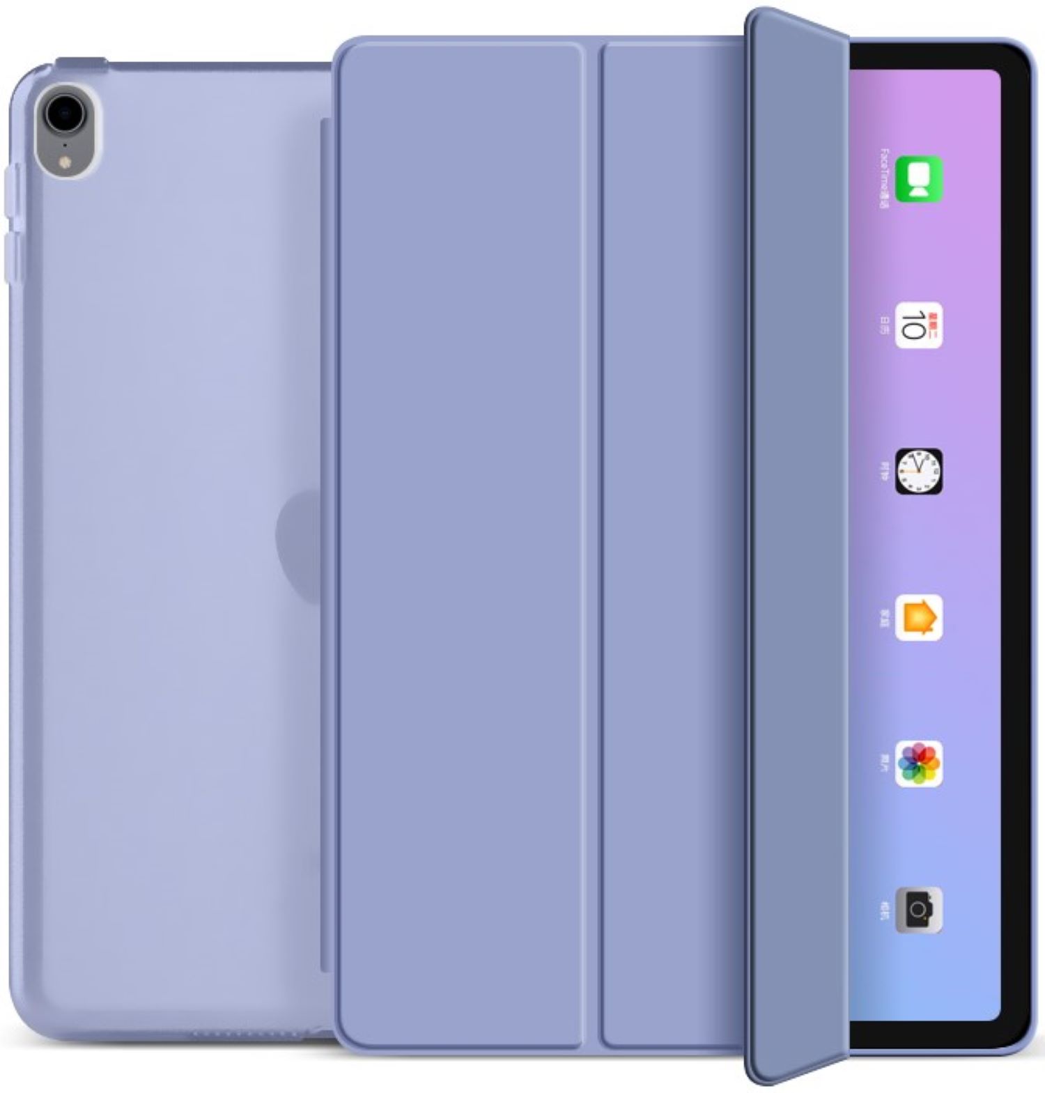 Чехол для планшета BeCover Tri Fold Soft TPU for Apple iPad mini 6 2021 Purple (706858) - Фото 1