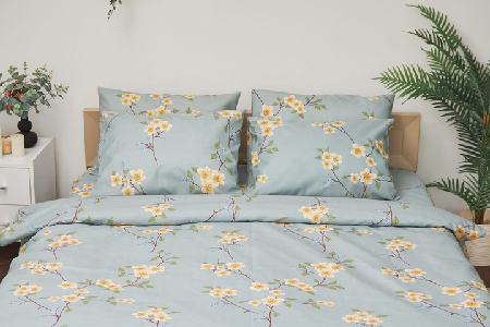 Комплект постельного белья Moon&Star 160х220 Spring Flower Микросатин Premium (MS-820001409) - Фото 1