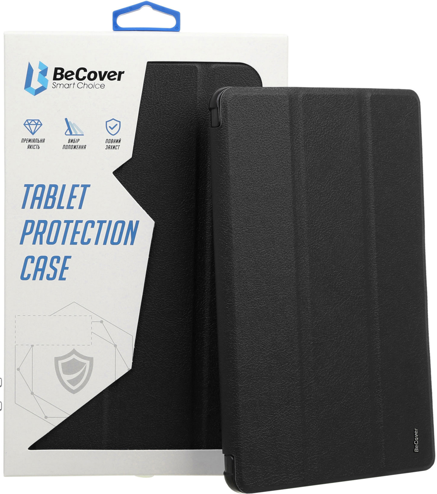 Чехол для планшета Becover Soft Edge с креплением Apple Pencil for Apple iPad 10.9'' (10 Gen)/iPad 11'' (A16) Black (709184) - Фото 1