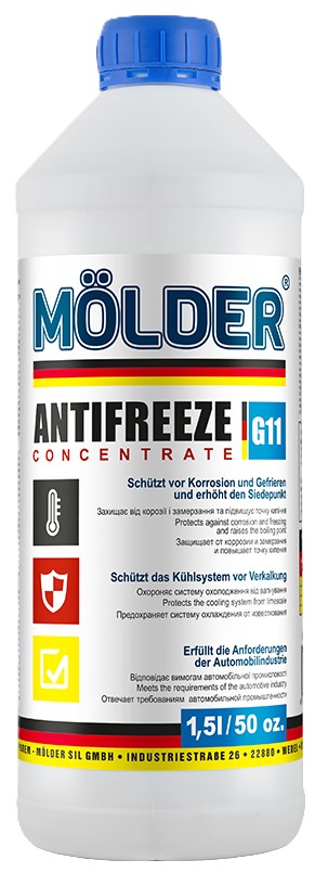 Антифриз Molder концентрат синій 1,5 л (UKF-015-G11) - Фото 1