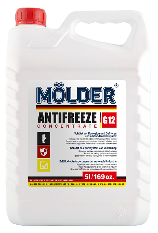 Антифриз Molder концентрат червоний 5 л (UKF-050-G12) - Фото 1